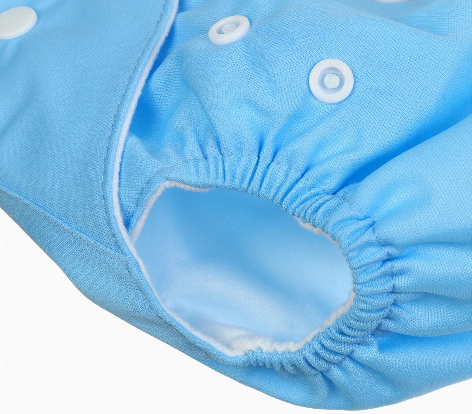 Многоразовый подгузник Крошка Я «Little baby», 3-15 кг, голубой