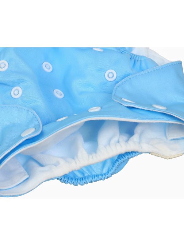 Многоразовый подгузник Крошка Я «Little baby», 3-15 кг, голубой