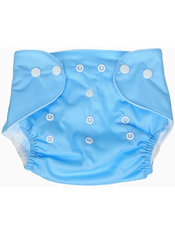 Многоразовый подгузник Крошка Я «Little baby», 3-15 кг, голубой
