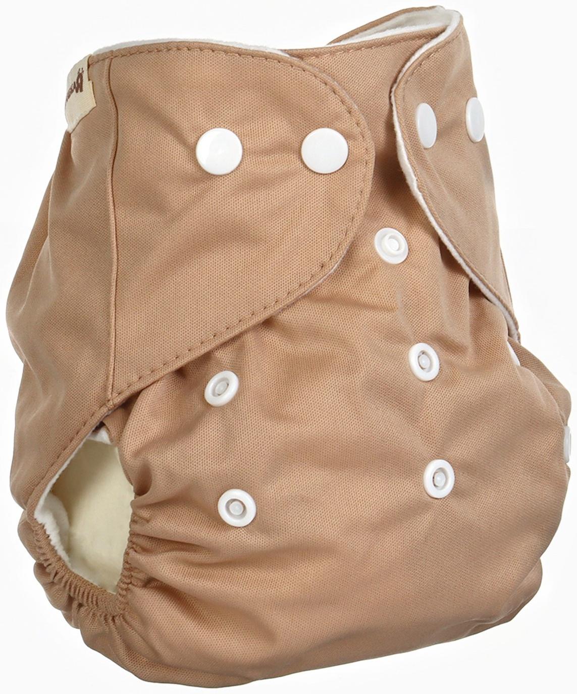 Многоразовый подгузник Крошка Я «Львенок», 3-15 кг, коричневый