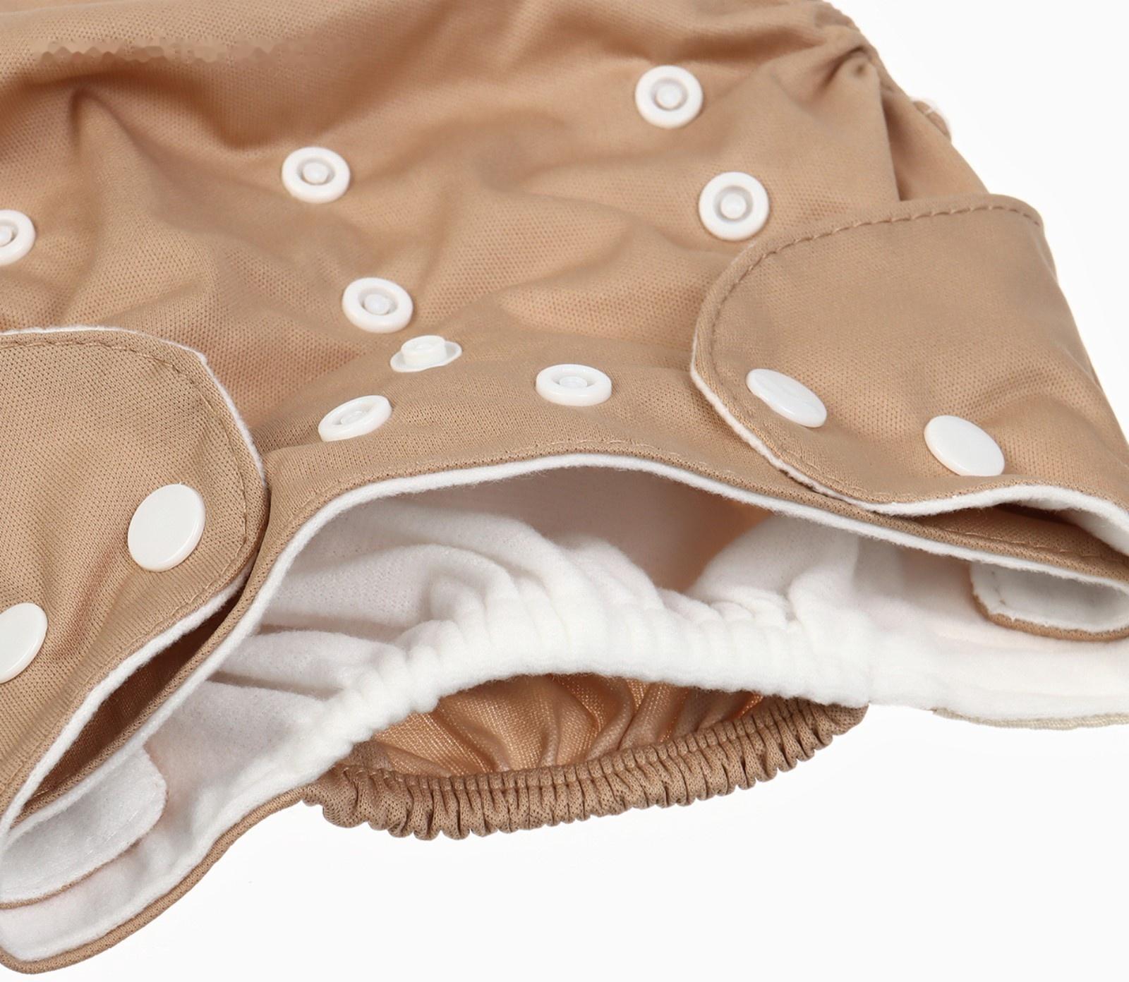 Многоразовый подгузник Крошка Я «Львенок», 3-15 кг, коричневый