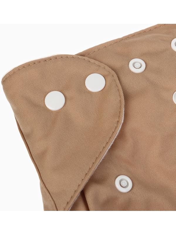 Многоразовый подгузник Крошка Я «Львенок», 3-15 кг, коричневый