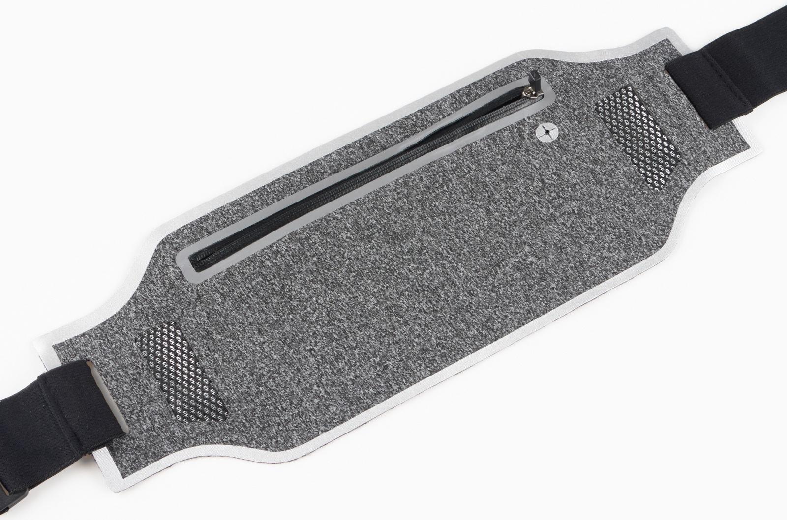 Сумка поясная туристическа, влагозащитная, 32 х 12 см, серая