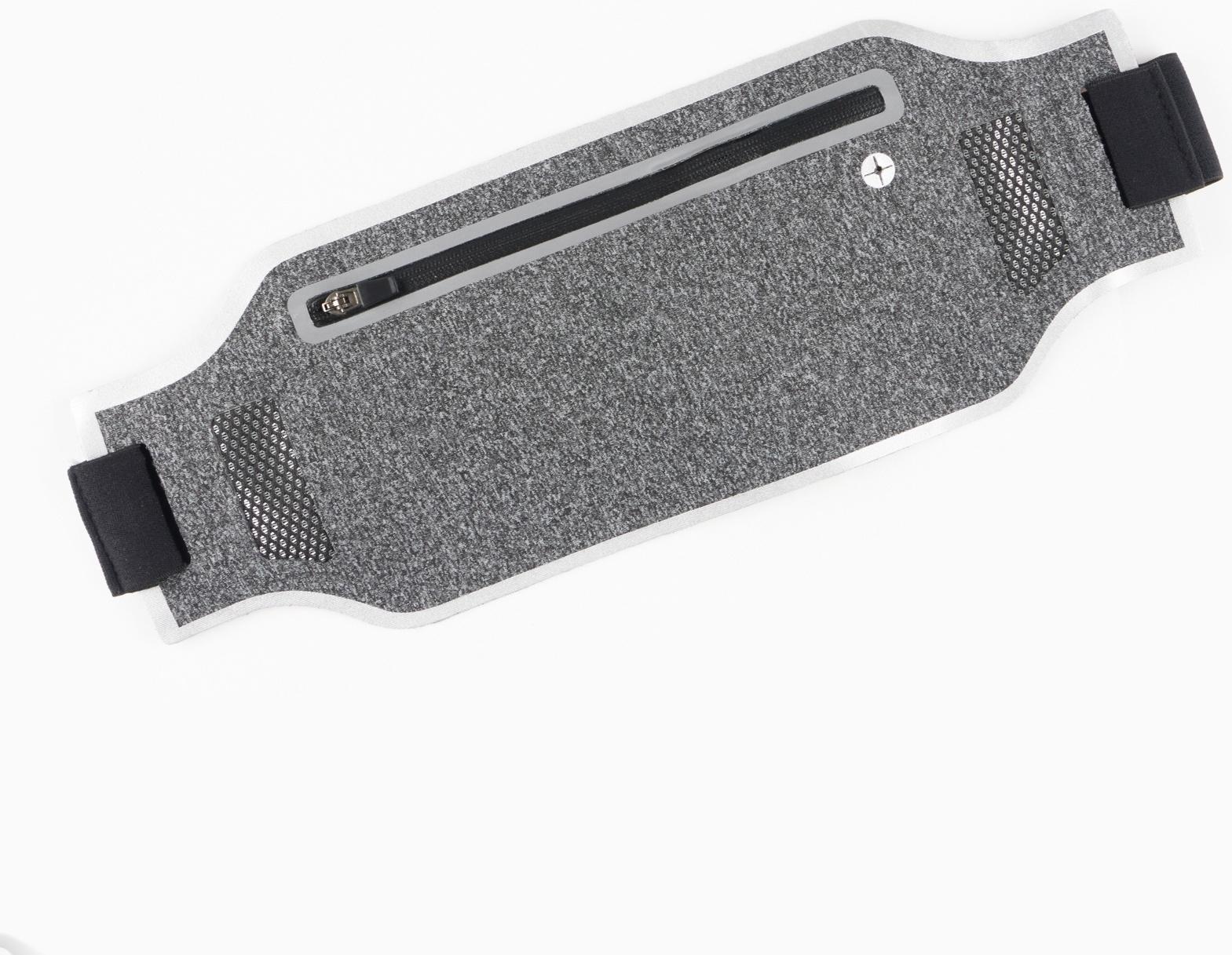 Сумка поясная туристическа, влагозащитная, 32 х 12 см, серая