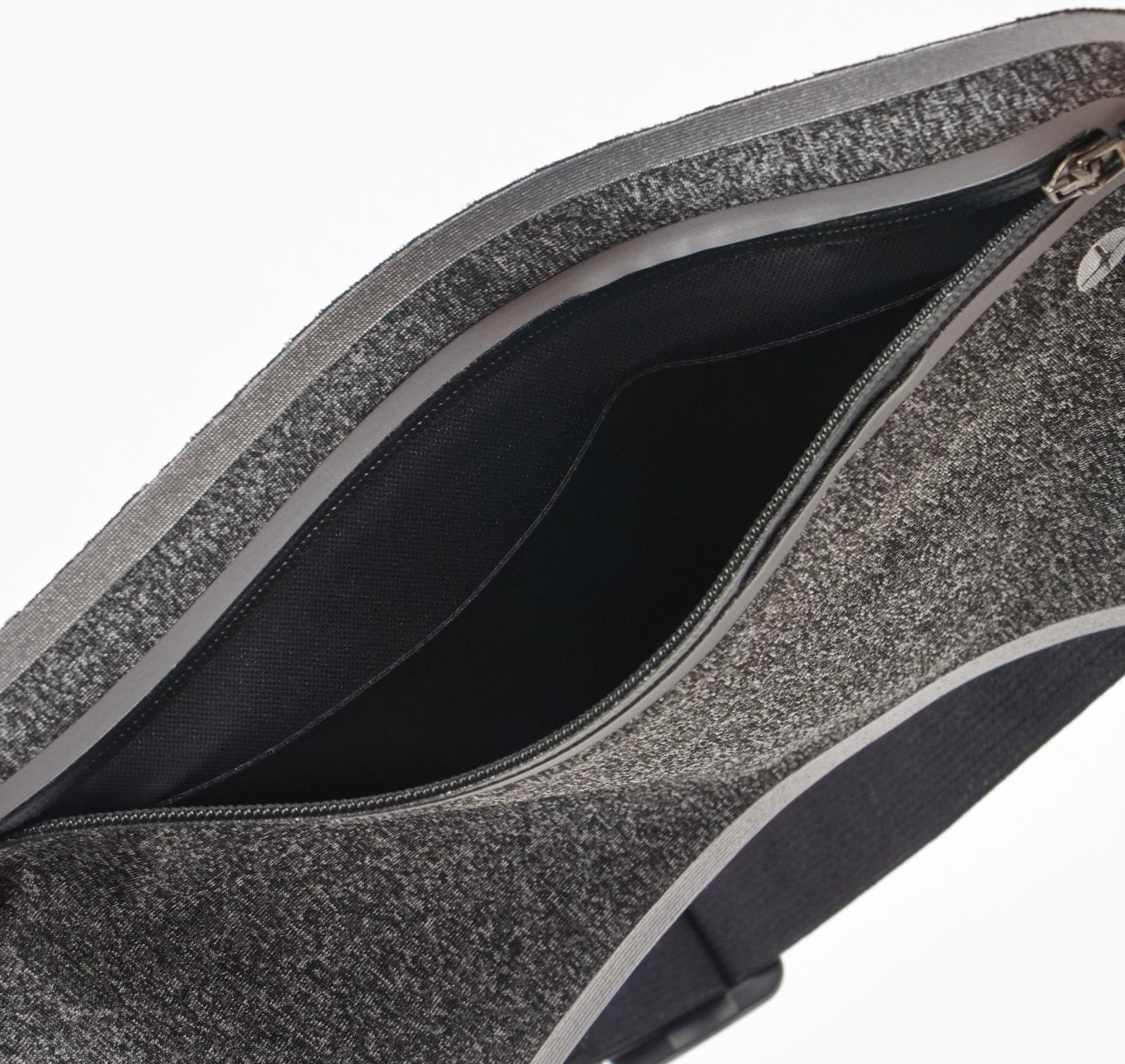 Сумка поясная туристическа, влагозащитная, 32 х 12 см, серая