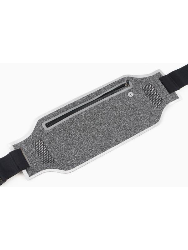 Сумка поясная туристическа, влагозащитная, 32 х 12 см, серая