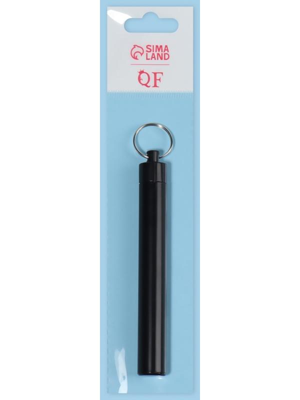 Набор для чистки ушей, 3 предмета, d = 1,2 × 10 см, в футляре, цвет чёрный