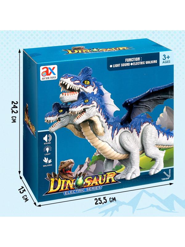 Динозавр «Дракон», световые и звуковые эффекты, работает от батареек