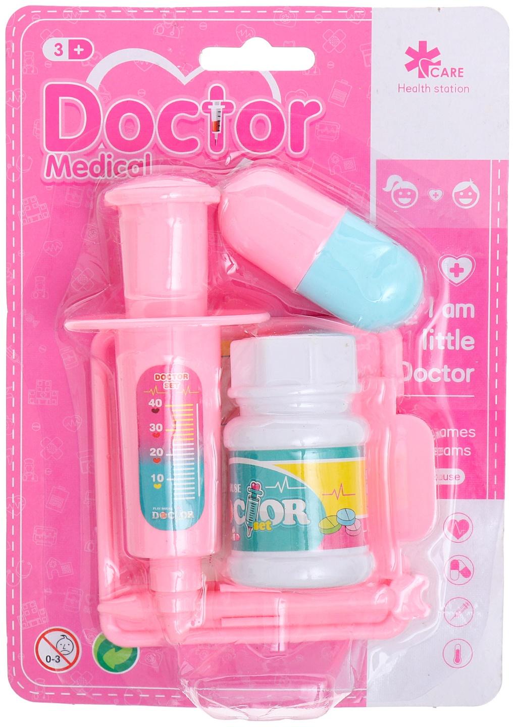 Набор доктора «Юный врач», 4 предмета, цвет МИКС