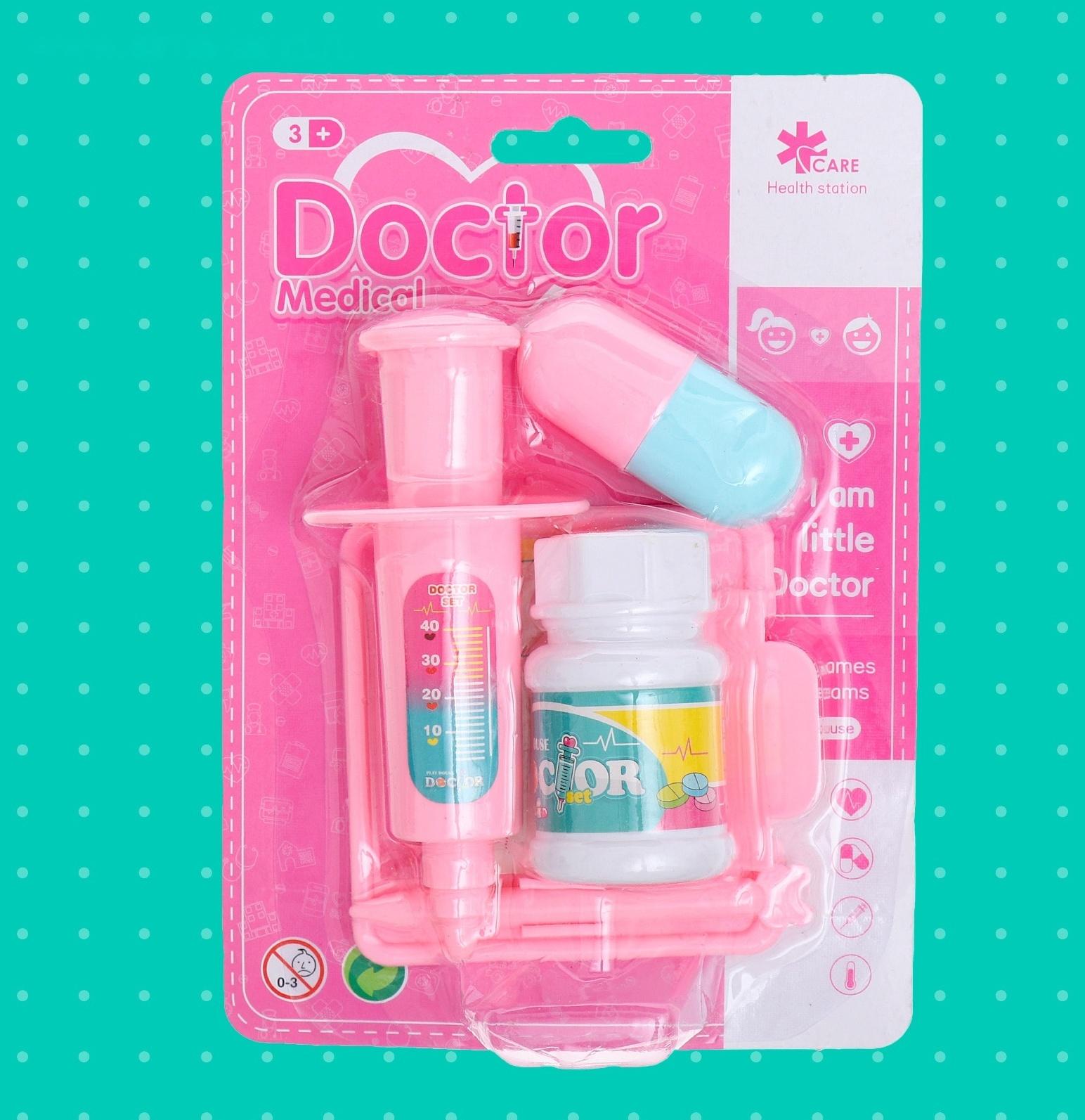 Набор доктора «Юный врач», 4 предмета, цвет МИКС