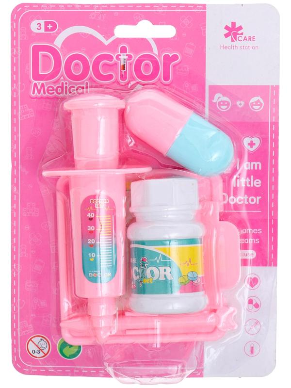 Набор доктора «Юный врач», 4 предмета, цвет МИКС