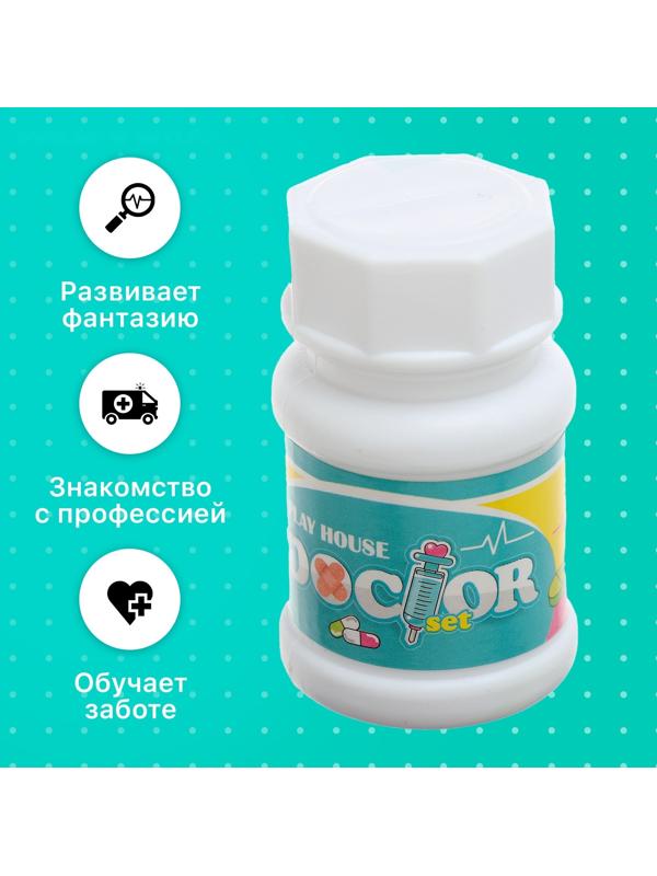 Набор доктора «Юный врач», 4 предмета, цвет МИКС