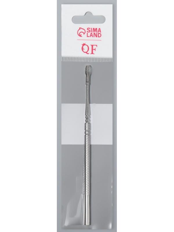 Ухочистка «Пружинка», металл, 11,5 см, цвет серебристый