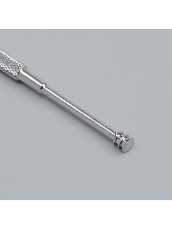 Ухочистка, двухсторонняя, металл, 12 см, цвет серебристый