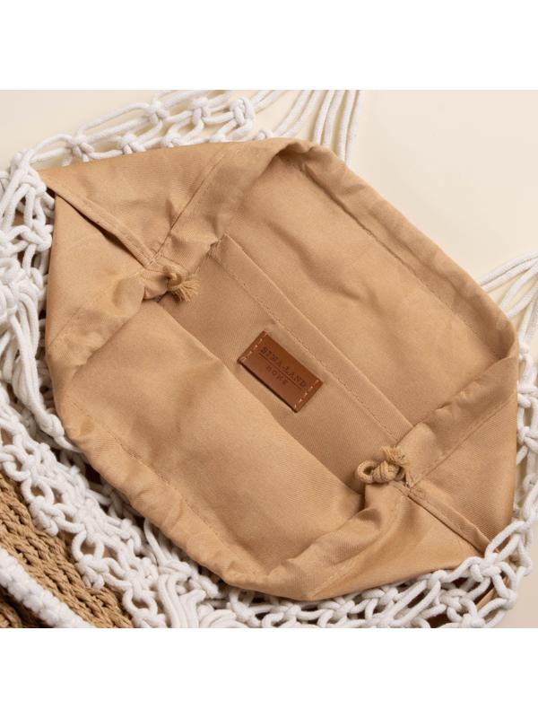 Сумка женская SL Home, ручное плетение, хлопок, 27×48 см