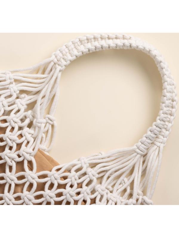 Сумка женская SL Home, ручное плетение, хлопок, 27×48 см