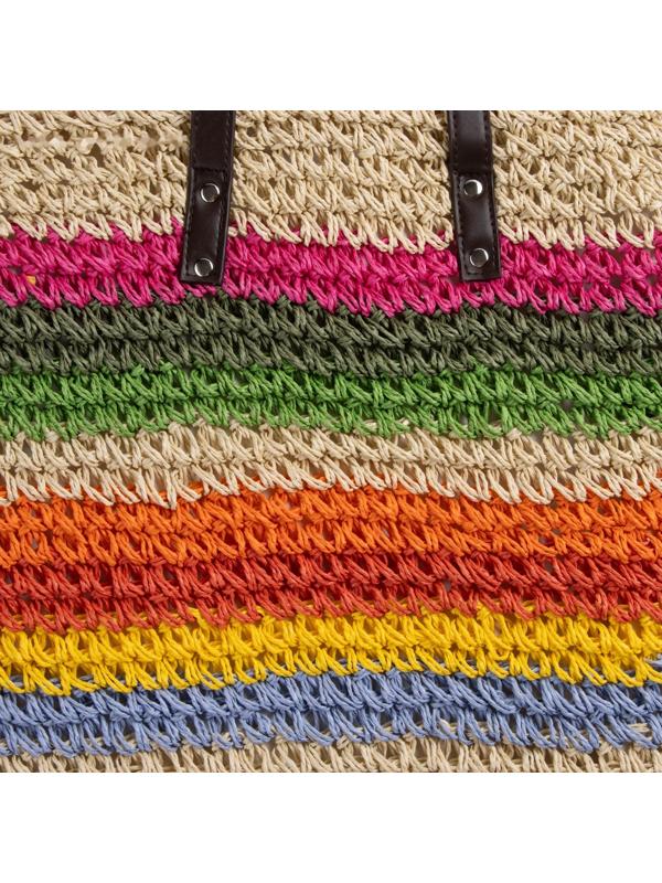 Сумка женская SL Home, ручное плетение, хлопок, длина ручек 28 см, 41×40 см