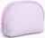 Набор простых косметичек на молниях 2 в 1, с принтом «Нежные цветы», сиреневый