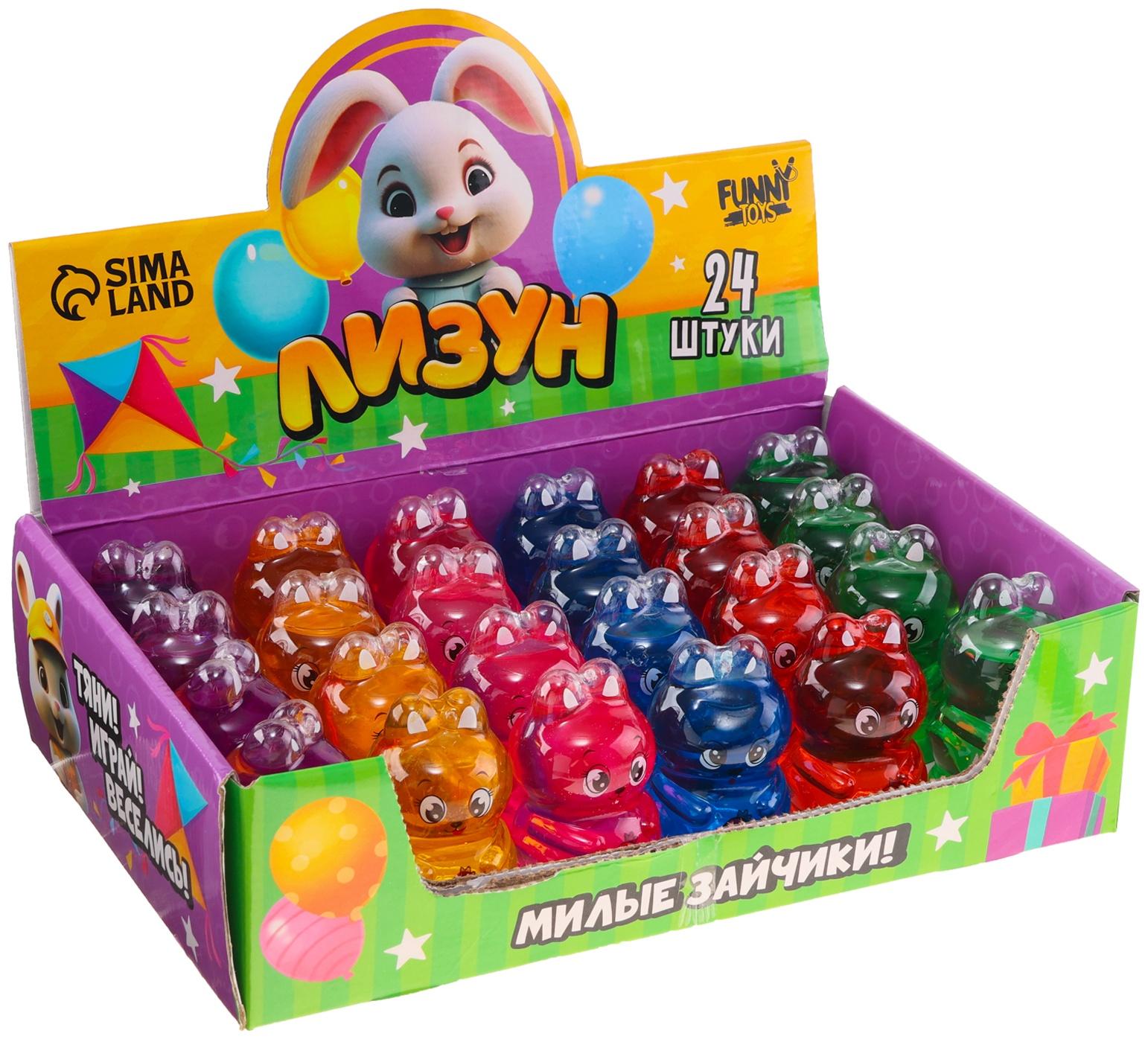 Лизун - слайм «Зайка», МИКС