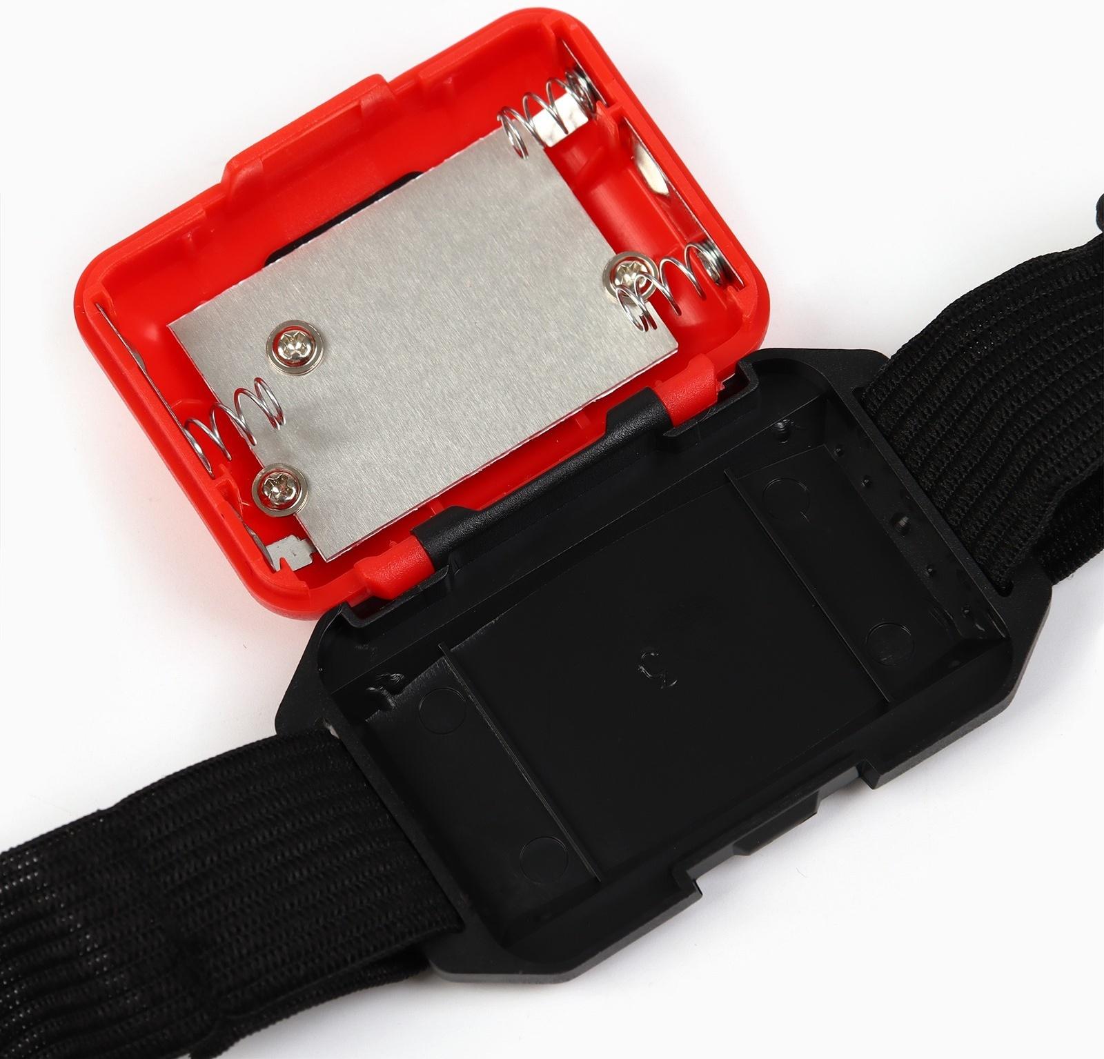 Фонарь налобный «Крутой рыбак», красный