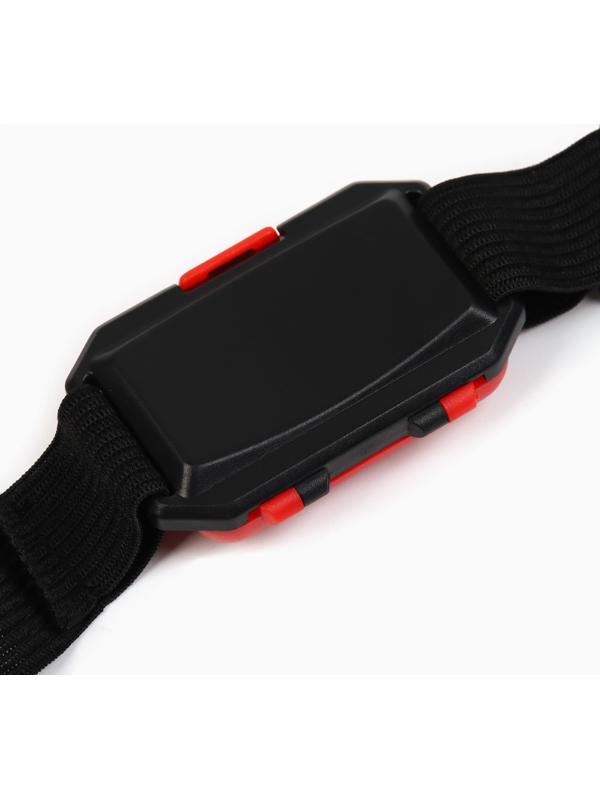 Фонарь налобный «Крутой рыбак», красный