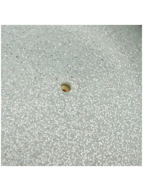 Мяч для художественной гимнастики Grace Dance, d=18,5 см, цвет серебряный с блеском