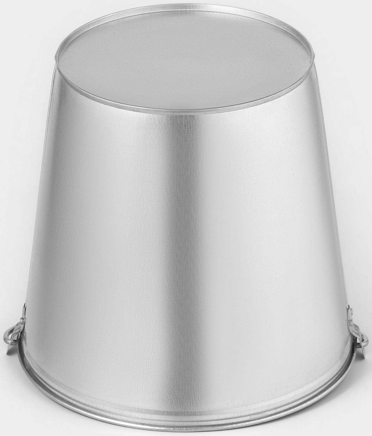 Вёдра хозяйственные оцинкованные с ручкой, 15 л, 2 шт