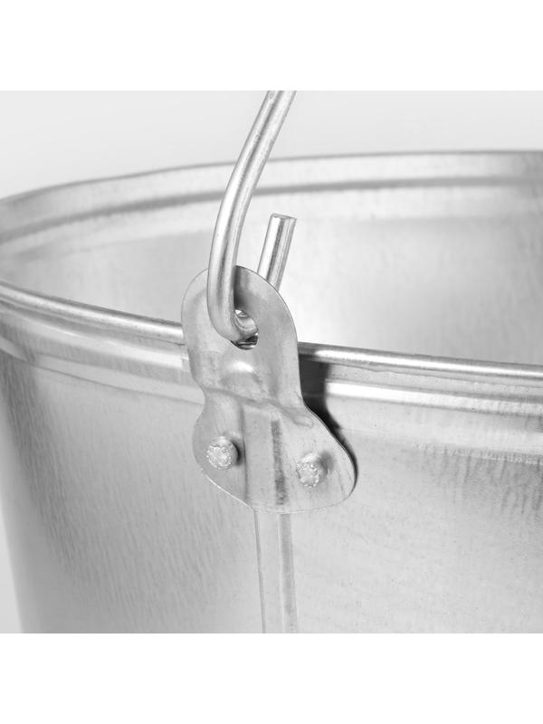 Вёдра хозяйственные оцинкованные с ручкой, 15 л, 2 шт