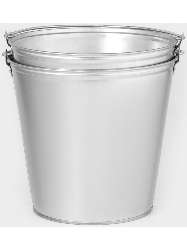 Вёдра хозяйственные оцинкованные с ручкой, 15 л, 2 шт
