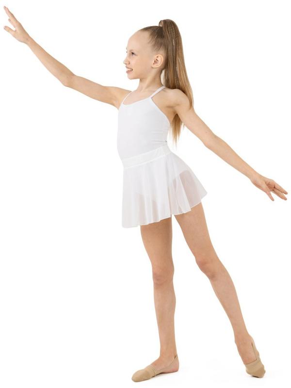 Юбка для гимнастики и танцев Grace Dance, р. 32, цвет белый