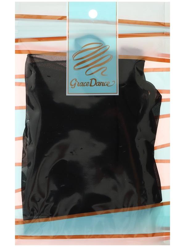 Юбка с запахом для гимнастики и танцев Grace Dance, р. 26-28, цвет чёрный