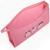 Косметичка на молнии треугольная с рисунком Meow, розовая
