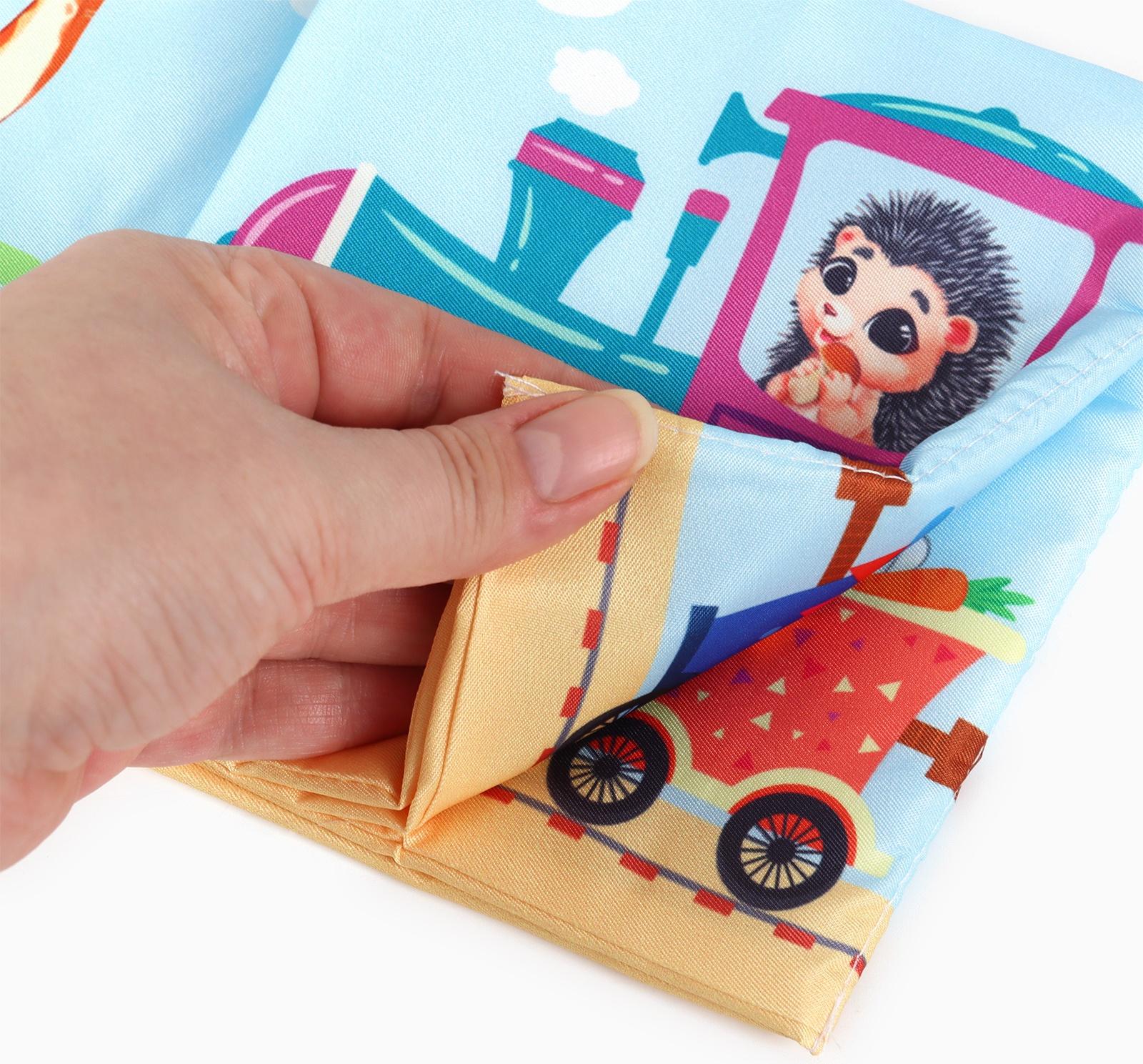 Бортик на кроватку Крошка Я «Паровозик» 14х70 см