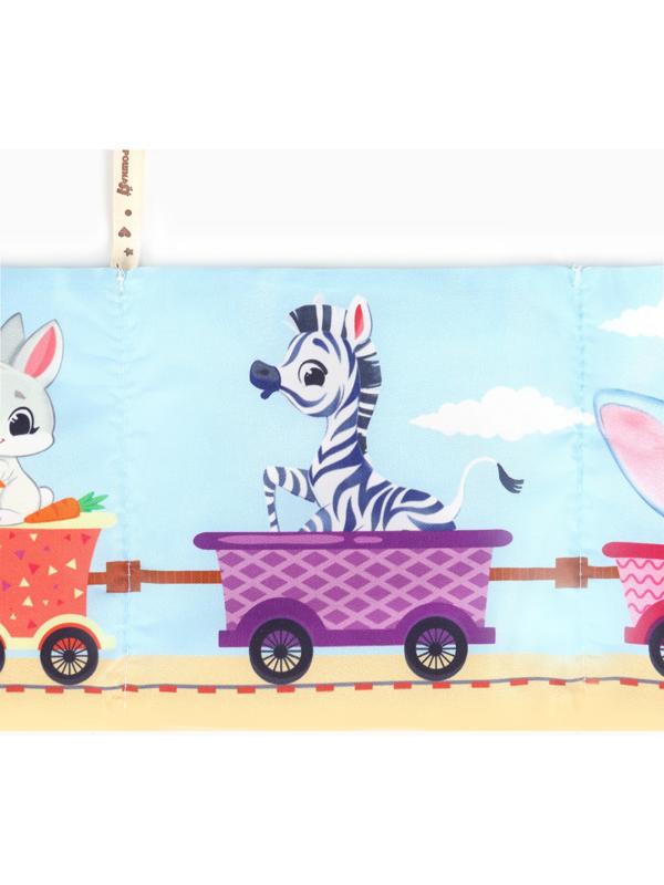 Бортик на кроватку Крошка Я «Паровозик» 14х70 см