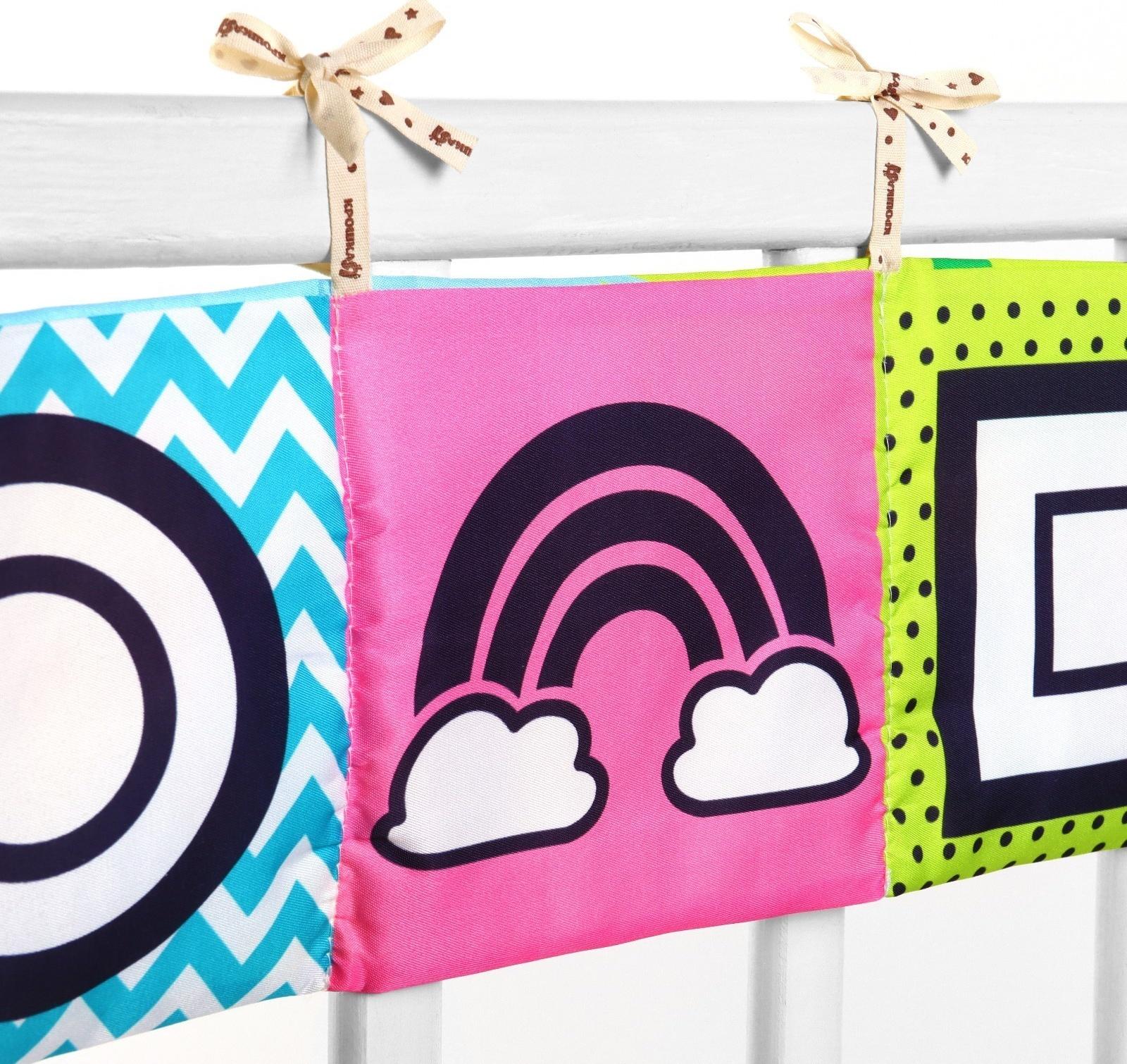 Бортик на кроватку Крошка Я «Африка» 14х70 см