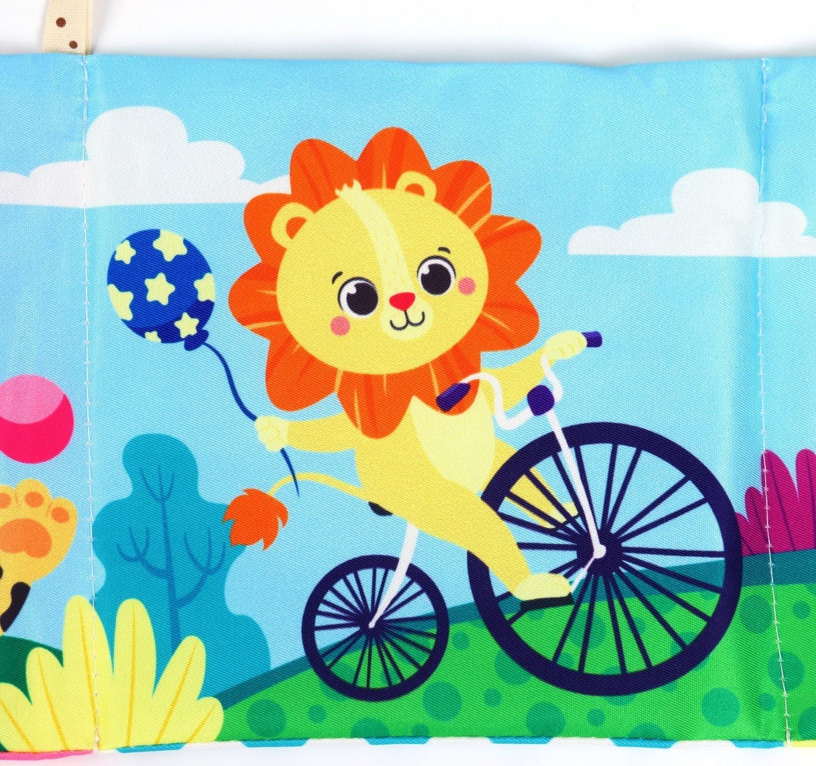 Бортик на кроватку Крошка Я «Африка» 14х70 см