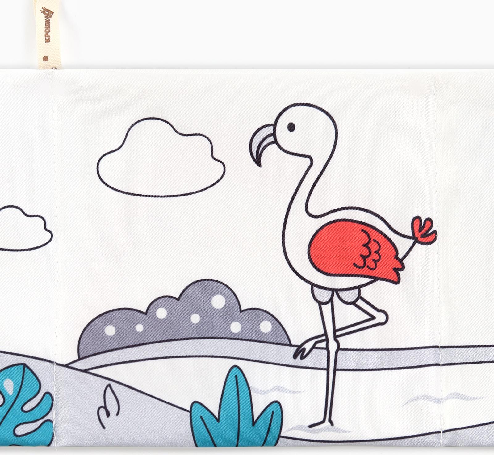 Бортик на кроватку Крошка Я «Baby time» 14х70 см