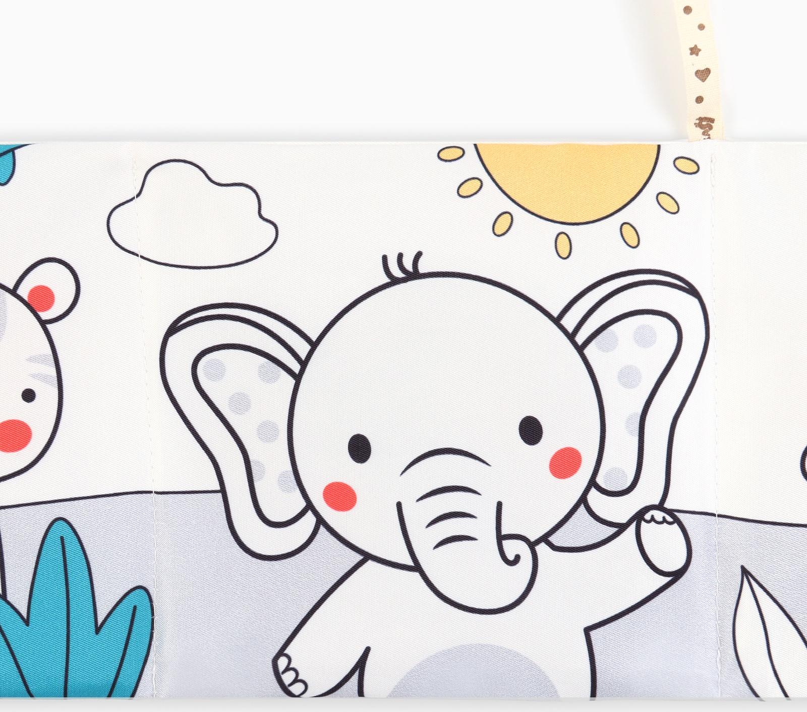 Бортик на кроватку Крошка Я «Baby time» 14х70 см