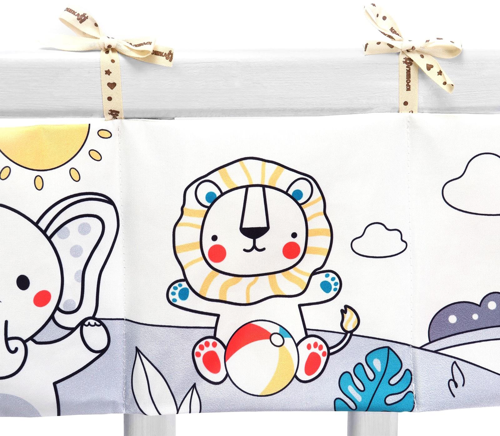 Бортик на кроватку Крошка Я «Baby time» 14х70 см