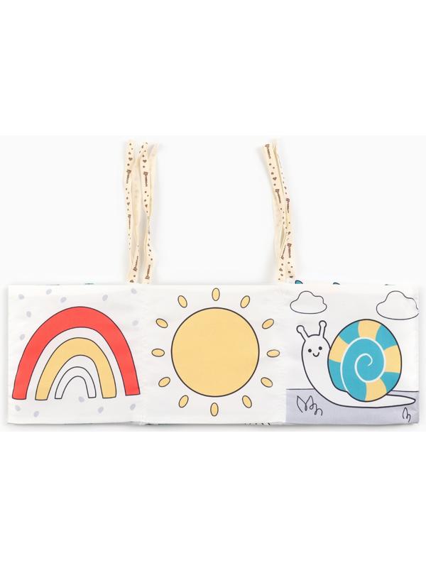 Бортик на кроватку Крошка Я «Baby time» 14х70 см