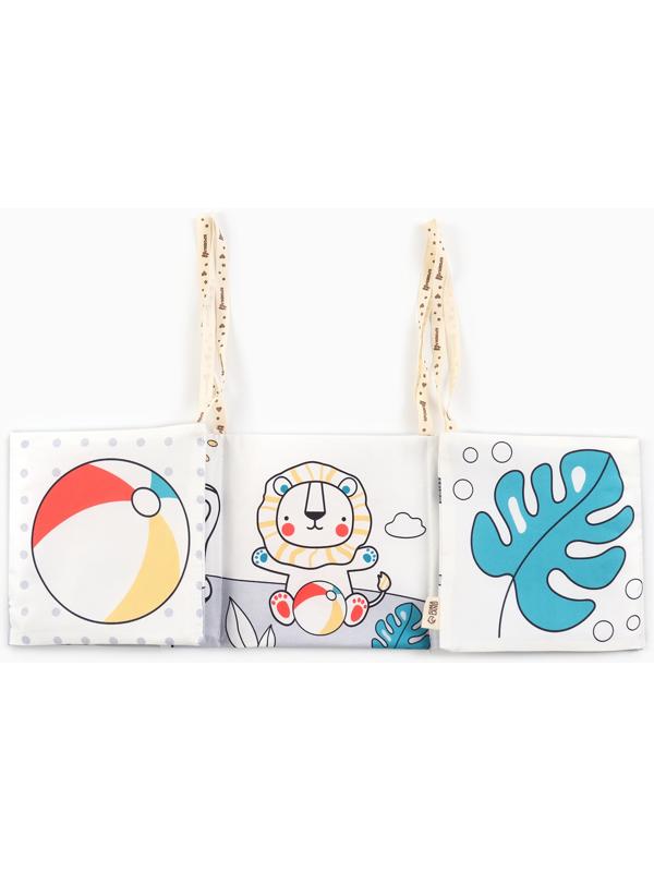 Бортик на кроватку Крошка Я «Baby time» 14х70 см