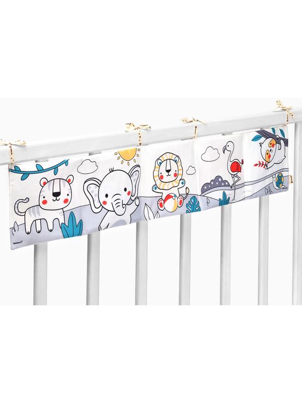 Бортик на кроватку Крошка Я «Baby time» 14х70 см