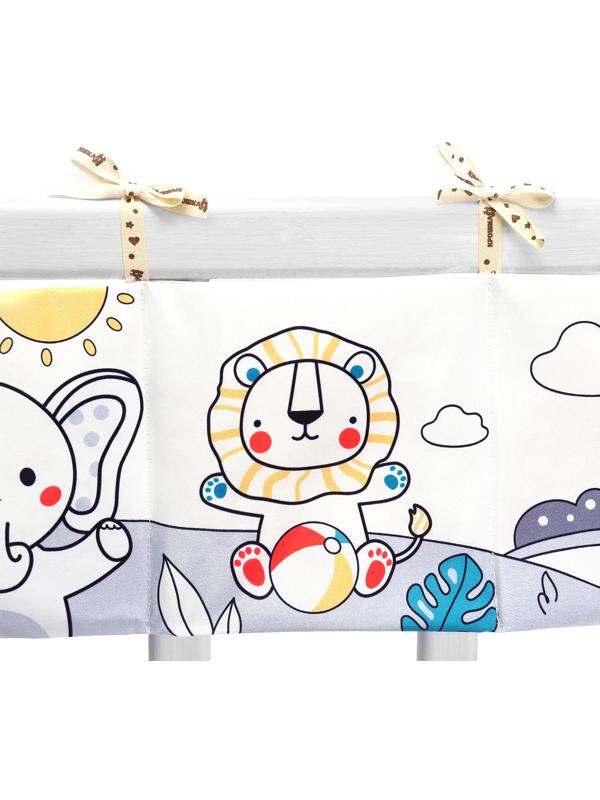 Бортик на кроватку Крошка Я «Baby time» 14х70 см