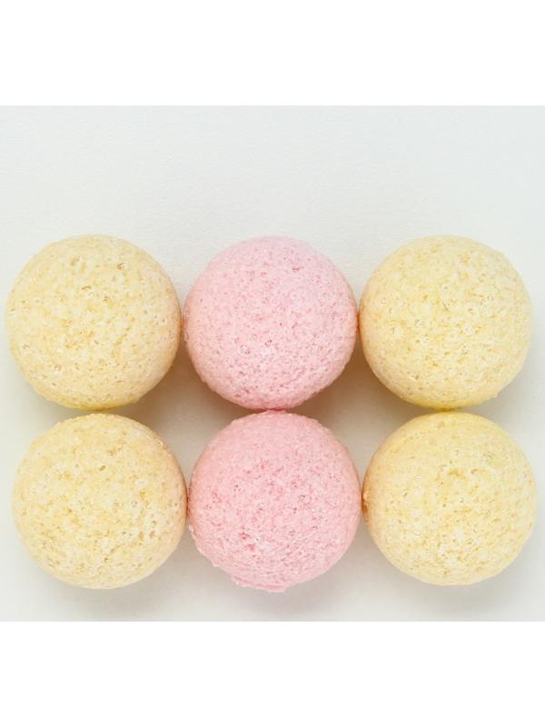 Бомбочки для ванны «Чудес», 6×20 г, аромат мороженое, пряник, коктейль, Чистое счастье