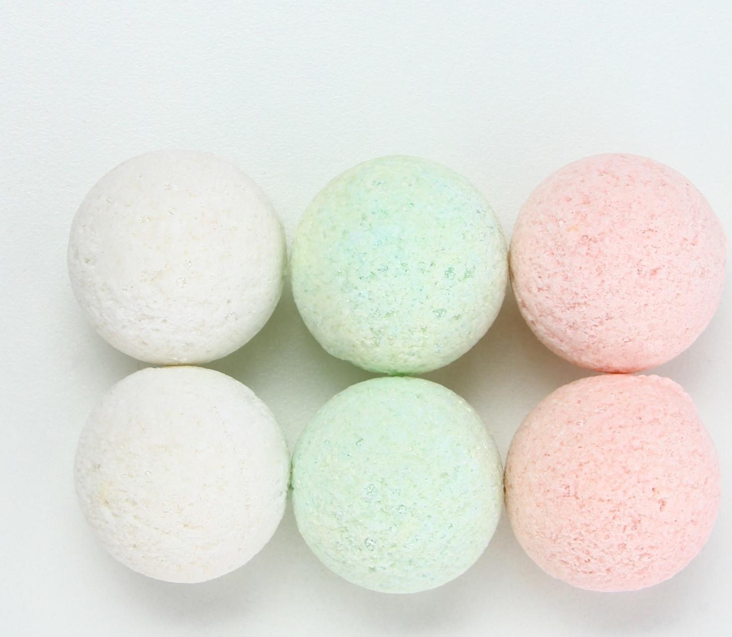 Бомбочки для ванны «Весёлого года», 6×20 г, Чистое счастье