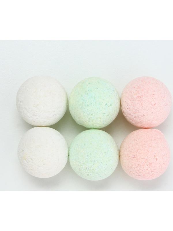 Бомбочки для ванны «Весёлого года», 6×20 г, Чистое счастье