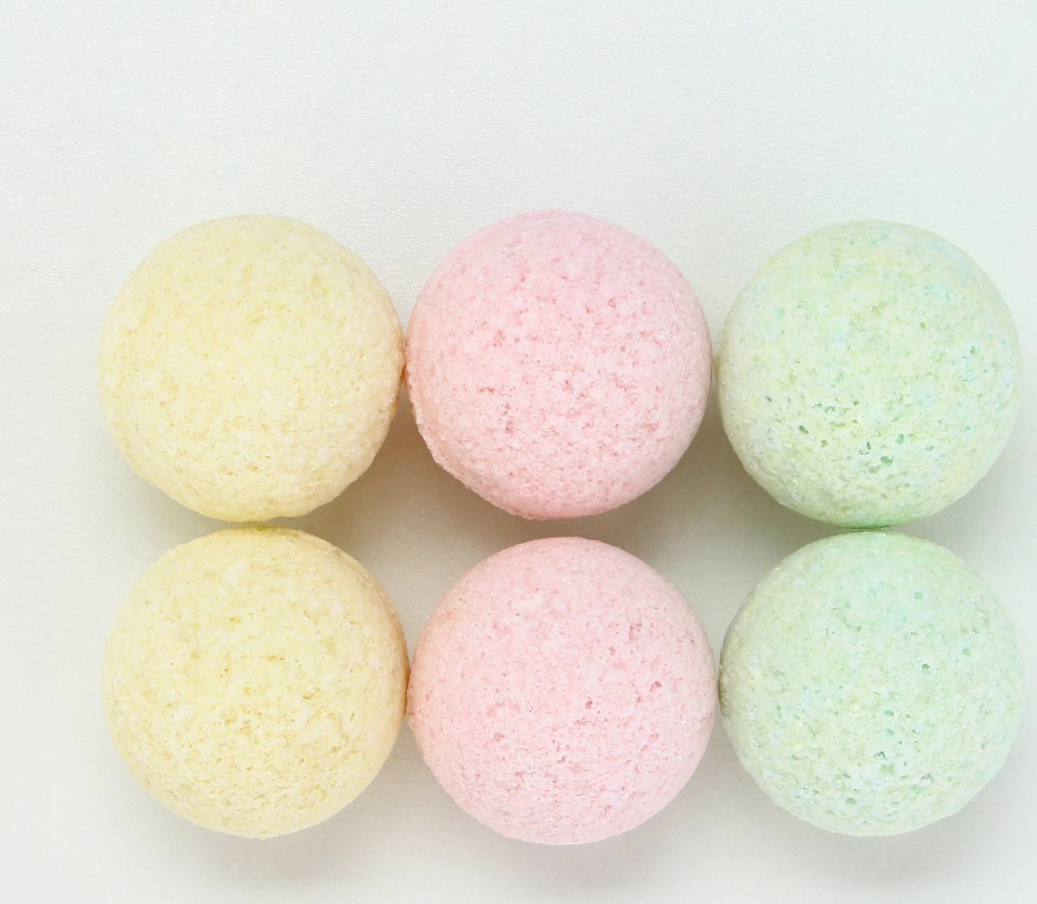 Бомбочки для ванны «Волшебного года», 6×20 г, Чистое счастье