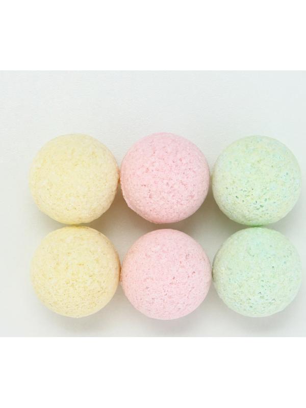 Бомбочки для ванны «Волшебного года», 6×20 г, Чистое счастье