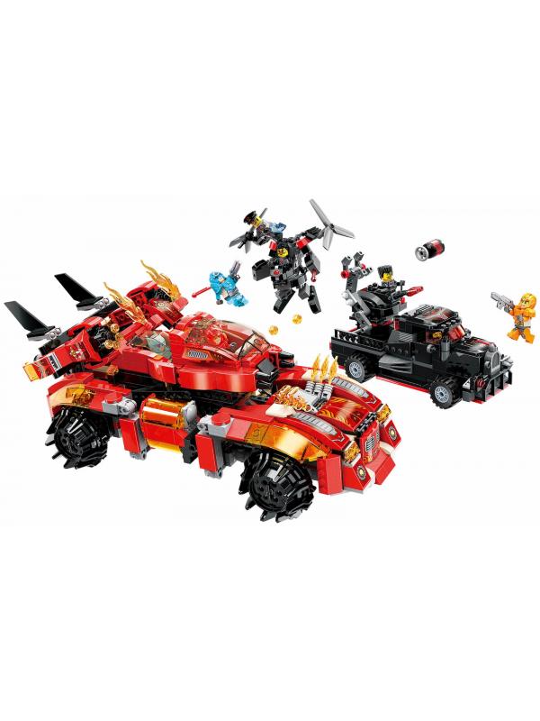 Конструктор Qman «Мобильная база Огненного бластера» 3407 Power Squad / 1134 детали