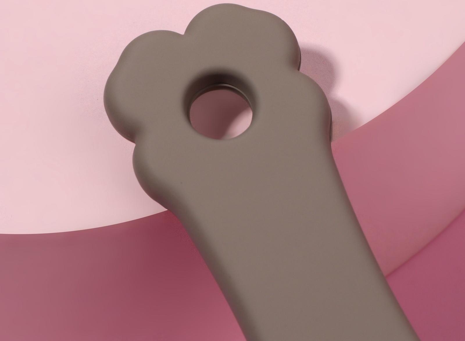 Расчёска - мини массажная, 17,5 × 7,3 см, цвет коричневый